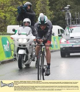 24.04.2012 Lausanne SCHWEIZ , Radsport Tour de Romandie 2012 , Prolog Lausanne - Lausanne Andreas Klöden GER Team RadioShack Nissan Trek © Manuel Geisser 