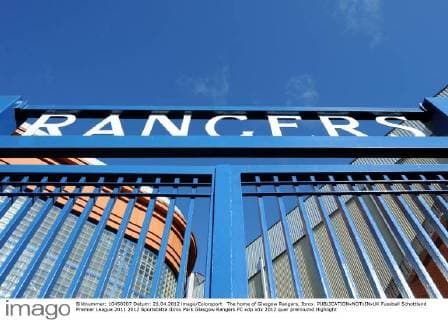 The home of Glasgow Rangers, Ibrox. 