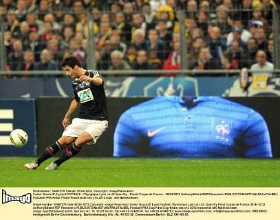 Yoann Gourcuff (Lyon) FOOTBALL : Olympique Lyon vs US Quevilly - Finale Coupe de France - 28 04 2012 AnthonyBibard FEP Panoramic 