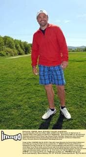 Der ehemalige Box-Profi Sven Ottke ( GER ) anläßlich des Golfturnieres im Rahmen der 11. IooGreen Unesco Golf Charity am 30.04.12 in Heddesheim.