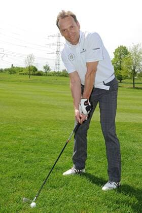 Der ehemalige Rad-Profi Olaf Ludwig ( GER ) anläßlich des Golfturnieres im Rahmen der 11. IooGreen Unesco Golf Charity am 30.04.12 in Heddesheim.