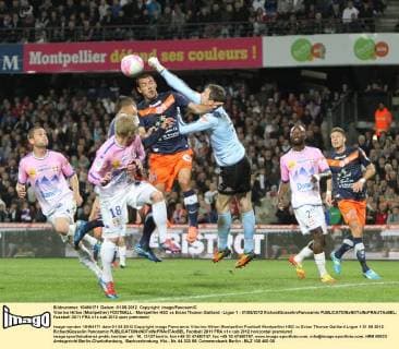 Vitorino Hilton (Montpellier) FOOTBALL : Montpellier HSC vs Evian Thonon Gaillard - Ligue 1 - 01 05 2012 RichardGosselin Panoramic 