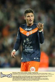 joie montpellier olivier giroud (Montpellier) FOOTBALL : Montpellier HSC vs Evian Thonon Gaillard - Ligue 1 - 01 05 2012 RichardGosselin Panoramic 