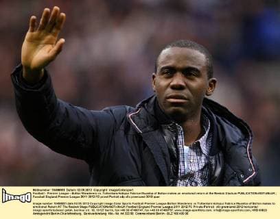 Football - Premier League - Bolton Wanderers vs. Tottenham Hotspur Fabrice Muamba of Bolton makes an emotional return at the Reebok Stadium 