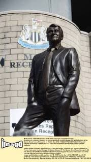 Unveiling of a statue in memory of former Newcastle United manager Sir Bobby Robson at the Sports Direct Arena, Newcastle on the 6th May 2012 - EDITORIAL USE ONLY. No use with unauthorised audio, video, data, fixture lists, club league logos or live services. Online in-match use limited to 120 images, no video emulation. No use in betting, games or single club league player publications.