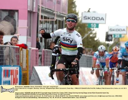Giro d Italia 2012, 2. Etappe - Herning - Herning - Etappensieger Mark Cavendish (Team Sky) - 