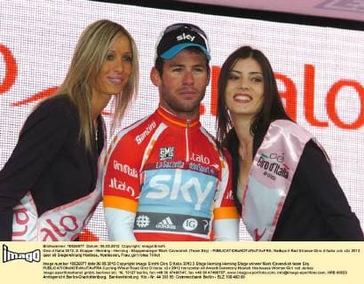 Giro d Italia 2012, 2. Etappe - Herning - Herning - Etappensieger Mark Cavendish (Team Sky) - 