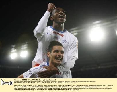 Remy Cabella et Souleymane Camara (Montpellier) FOOTBALL : Rennes vs Montpellier - Ligue 1 - 07 05 2012 - GwendolineLeGoff Panoramic 