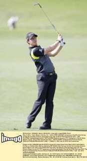 May 8, 2012 - Vedra Beach, Florida, U.S. - Golfer RORY MCILROY shooting on the 9th hole fairway during the Tuesday practice round before the start of GOLF PGA Golf Herren 2012 - THE PLAYERS Championship held at THE PLAYERS Stadium course at TPC Sawgrass in Ponte Vedra Beach, Florida. GOLF PGA Golf Herren 2012 - THE PLAYERS Championship Practice Round  - ZUMAr11