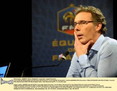Laurent BLANC Bekanntgabe des EM Kader Nationaltrainer Laurent BLANC (Frankreich) -xAnthonyBIBARDxFEPxPanoramicx 