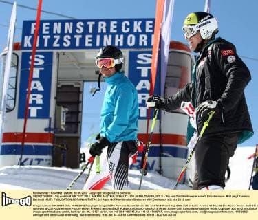 SPORT DIVERS - Ski und Golf WM 2012 ZELL AM SEE,AUSTRIA,10.MAI.12 - SKI ALPIN, DIVERS, GOLF - Ski und Golf Weltmeisterschaft, Kitzsteinhorn. Bild zeigt Frederic Berthold (AUT). 