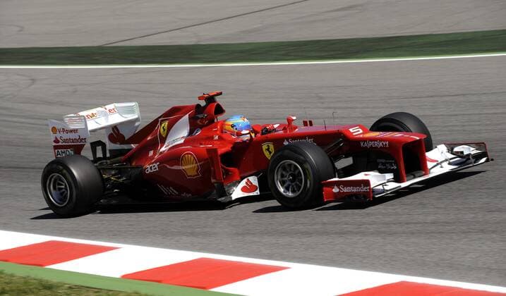 Motorsport, Formel1 Saison 2012, Grosser Preis von Spanien auf dem Circuit de Catalunya in Montmelo, Spanien----- Fernando Alonso (ESP) im Ferrari F2012