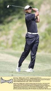 May 11, 2012 - Vedra Beach, Florida, U.S. - TIGER WOODS hits the ball from the 6th fairway during round 2 of THE PLAYERS Championship held at THE PLAYERS Stadium course at TPC Sawgrass in Ponte Vedra Beach. Golf 2012 - THE PLAYERS Championship Round 2  - ZUMAr11
