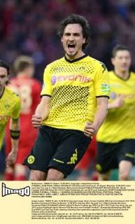FUSSBALL DFB POKAL FINALE SAISON 2011 2012 Borussia Dortmund - FC Bayern München 12.05.2012 Jubel nach dem Tor zum 2:1, Mats Hummels (Borussia Dortmund) 