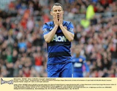 Football - Premier League - Sunderland AFC vs. (Manu) Manchester United Ryan Giggs (Manchester United) at the Stadium of Light 