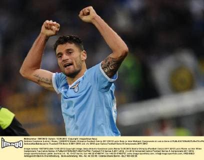 Antonio Candreva (Lazio) Roma, 13 05 2012 Stadio Olimpico Football Calcio 2011 2012 Lazio Rom vs Inter Mailand. Campionato di calcio Serie A AntoniettaxBaldassarre