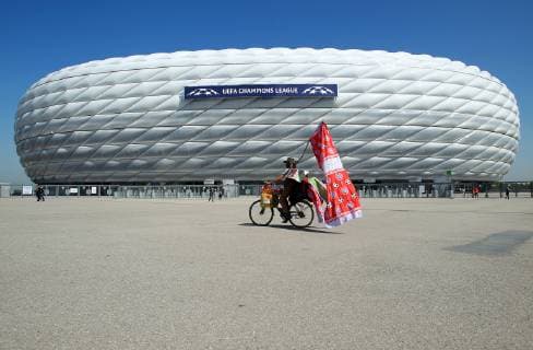Football - Champions League Final Build-Up - Munich General view of the Alliance Arena, Munich, Germany on the day of the Champions League Final between Bayern Munich and Chelsea on 19th May 2012. Ian MacNicol Colorsport  144173938