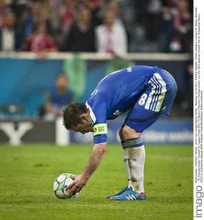 München 19.05.2012, Fußball Elfmeter: Frank Lampard (London) FC Bayern München - FC Chelsea London