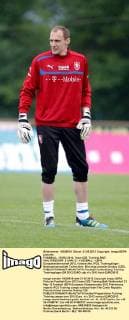 FUSSBALL - EURO 2012, Team CZE, Training BAD WALTERSDORF, 21.MAI.12 - FUSSBALL - UEFA Europameisterschaft 2012, Vorberichte, IFCS, Trainingslager Nationalmannschaft Tschechien. Bild zeigt Jaroslav Drobny (CZE). 