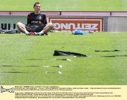 23.05.2012 LINZ - UEFA EURO 2012 - Training - LUDOVIC OBRANIAK ( POLAND FOOTBALL CAMP NATIONAL TEAM) -  20120523CSMT8011