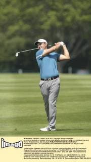 24.05.2012 Wentworth, England. Simon Khan (ENG) in action during day 1 of the BMW PGA Golf Herren Championship. xDavidxLloydx  ActionPlus20167837