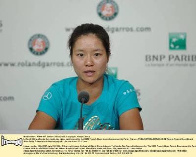 Li Na of China attends the media day press conference for the 2012 French Open tennis tournament in Paris, France - 
