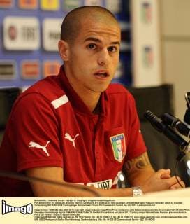 Pressekonferenz mit Sebastian Giovinco (Italien), Coverciano (Fi) 25 05 2012 - foto Giuseppe Celeste Image Sport 