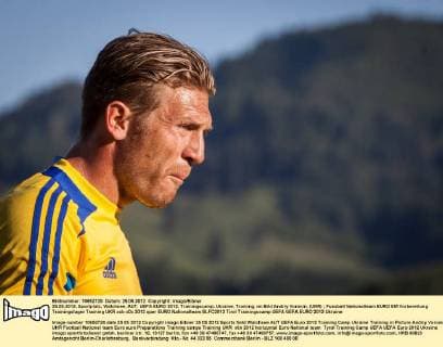 25.05.2012, Sportplatz, Walchsee, AUT, UEFA EURO 2012, Trainingscamp, Ukraine, Training, im Bild Andriy Voronin, (UKR)