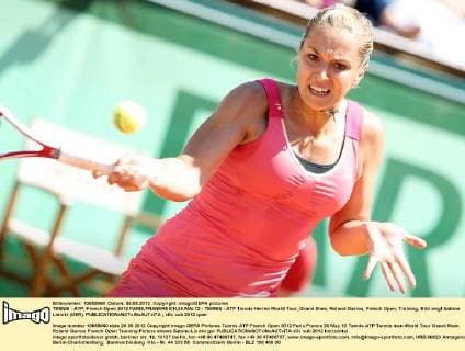 TENNIS - ATP, French Open 2012 PARIS,FRANKREICH,26.MAI.12 - TENNIS - ATP Tennis Herren World Tour, Grand Slam, Roland Garros, French Open, Training. Bild zeigt Sabine Lisicki (GER). 