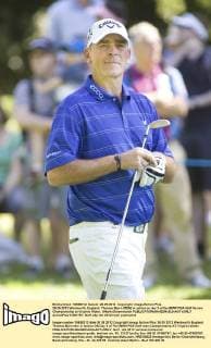 26.05.2012 Wentworth, England. Thomas Bjorn (DEN) in action on day 3 of the BMW PGA Golf Herren Championship at Virginia Water. xMarkxGreenwoodx  ActionPlus11281751