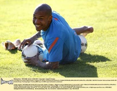(L-R) Nigel de Jong of Netherlands Training 2011 2012 xVIxHenkxJanxDijksxIVx 950109