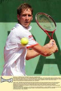 French Open 2012, Roland Garros, Paris, ITF Grand Slam Tennis Tournament , Florian Mayer GER), Aktion, Einzelbild,