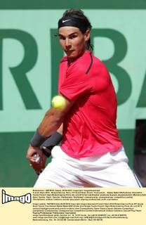 French Open 2012, Roland Garros, Paris, ITF Grand Slam Tennis Tournament , Rafael Nadal (ESP);Aktion, Einzelbild,