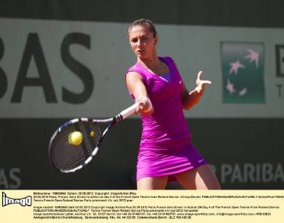 30.05.2012 Paris, France. Sara Errani in action on day 4 of the French Open Tennis from Roland Garros. xCraigxDoylex  ActionPlus11284229