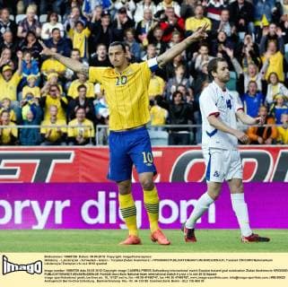 Göteborg - Länderspiel - Schweden - Island - Torjubel Zlatan Ibrahimovic - KP0300003 