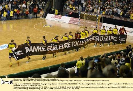 Handball HBL 1.BL 30.05.2012 Max Schmeling Halle Berlin Füchse Berlin geg TBV Lemgo