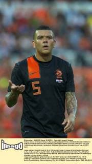 Wilfred Bouma of Holland Holland v Slovakia Friendly 2011 2012 xVIxMAURICExVANxSTEENxIVx 952676