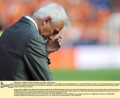 30-05-2012, Fussball Länderspiel, 2012, Niederlande - Slowakei 2-0, Trainer Bert van Marwijk (Niederlande)
