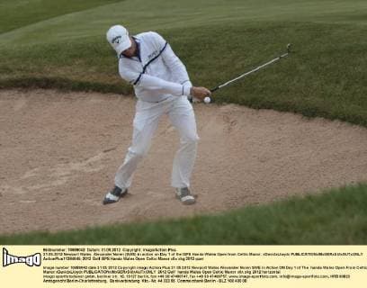 31.05.2012 Newport Wales. Alexander Noren (SWE) in action on Day 1 of the ISPS Handa Wales Open from Celtic Manor. xDavidxLloydx  ActionPlus11284645