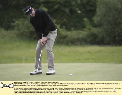 31.05.2012 Newport Wales. Bradley Dredge (WAL) in action on Day 1 of the ISPS Handa Wales Open from Celtic Manor. xDavidxLloydx  ActionPlus11284647