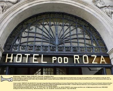 Hotel pod Roza in Cracow Poland, place where wives and girlfiends of players for English National Footbal team will stay during EURO 2012, photographed on May 25, 2012  EN_01029084_0003