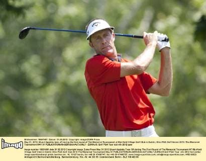 May 31, 2012: Stuart Appleby tees off during the first round of The Memorial Tournament at Muirfield Village Golf Club in Dublin, Ohio PGA Golf Herren 2012: The Memorial Tournament MAY 31 - ZUMAct5