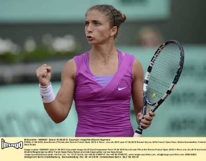 PARIS, 01.06.2012, Sara Errani (ITA) bei den Tennis French Open 2012 in Paris