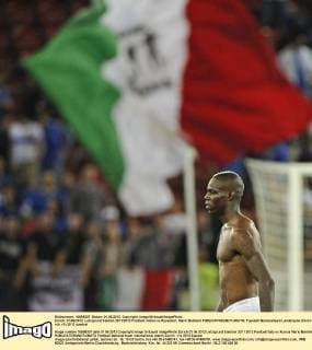 Zürich; 01 06 2012 Letzigrund Stadion 2011 2012 Football, Italien vs Russland; Mario Balotelli 