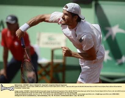 PARIS, 02.06.2012, Tommy Haas (GER) bei den Tennis French Open 2012 in Paris