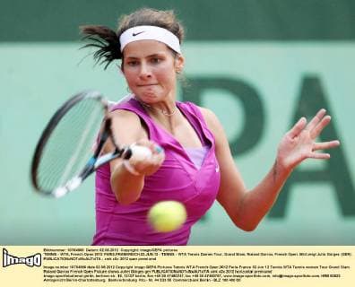 TENNIS - WTA, French Open 2012 PARIS,FRANKREICH,02.JUN.12 - TENNIS - WTA Tennis Damen Tour, Grand Slam, Roland Garros, French Open. Bild zeigt Julia Görges (GER). 