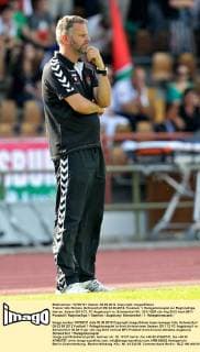 Trainer Udo Romeis (Schweinfurt 05) 02.06.2012, Fussball, 1. Relegationsspiel zur Regionalliga, Herren, Saison 2011 12, FC Augsburg II vs. Schweinfurt 05