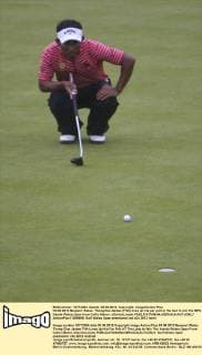 03.06.2012 Newport Wales. Thongchai Jaidee (THA) lines up his par putt at the last to win the ISPS Handa Wales Open from Celtic Manor. xDavidxLloydx  ActionPlus11285966