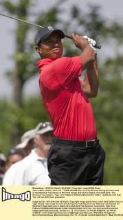 June 3, 2012 - Dublin, Ohio, U.S. - TIGER WOODS tees of on the 9th hole during the final round of The Memorial Tournament at Muirfield Village Golf Club in Dublin, Ohio Golf 2012 - The Memorial Tournament - Tiger wins - ZUMAct5