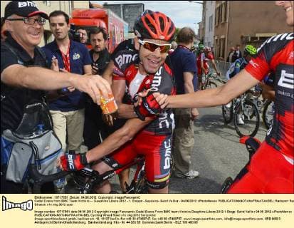 Cadel Evans from BMC Team Victoire -- Dauphine Libere 2012 - 1. Etappe - Seyssins- Saint Vallier - 04 06 2012 xPhotoNewsx 